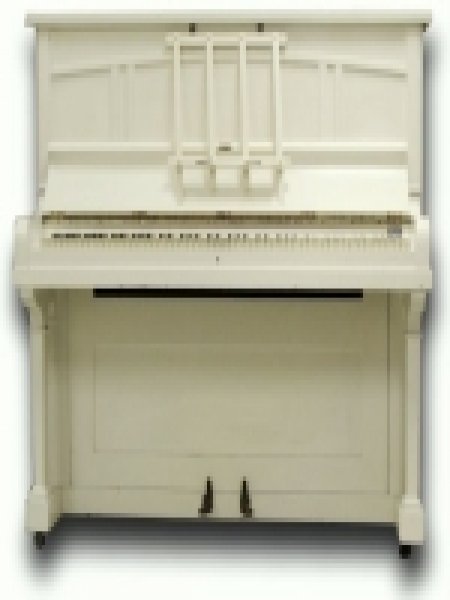 White Upright Piano For Sale